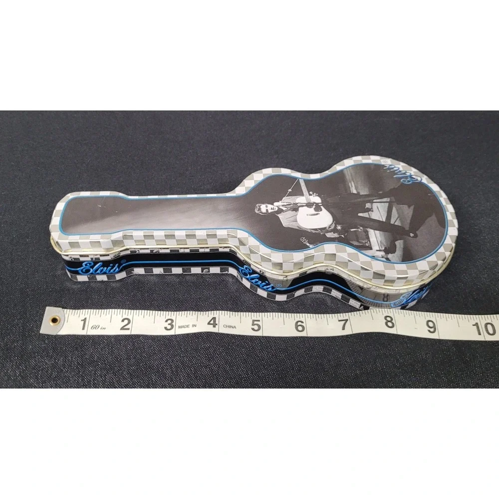 Wertheimer Collection Elvis Presley Guitar-Shaped Collectible Tin (2002) - Empty